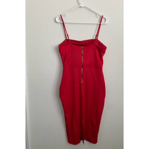 NWT ASOS Bodycon Spaghetti Strap Midi Dress 10 - Picture 3 of 6